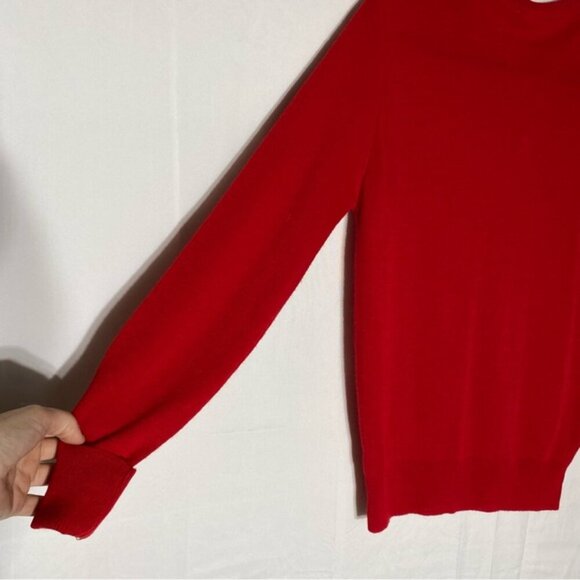 Vintage Coca Cola Red Acrylic Knit V Neck Pullover Light Sweater S - Picture 9 of 14